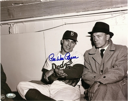 Lot of (2) Pee Wee Reese Autographed 8x10 Photos (FSC)